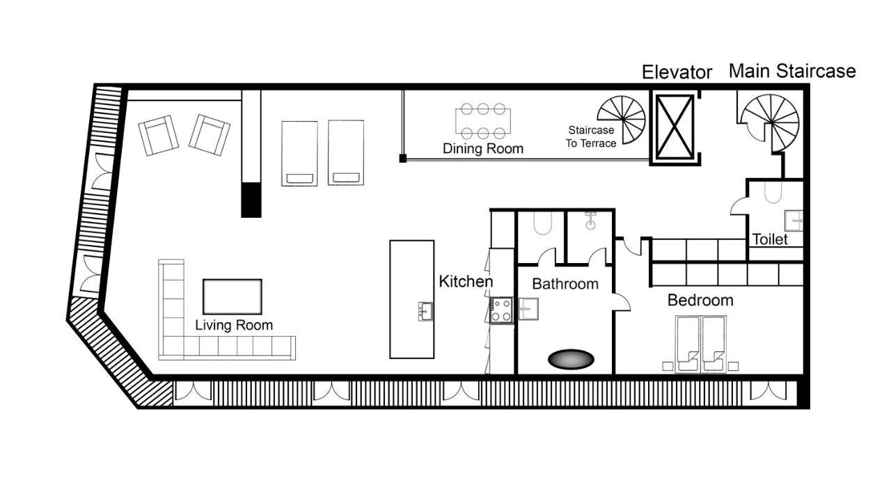 Luxury Penthouse - Cph's Finest - Shopping Street - High-end Copenhagen